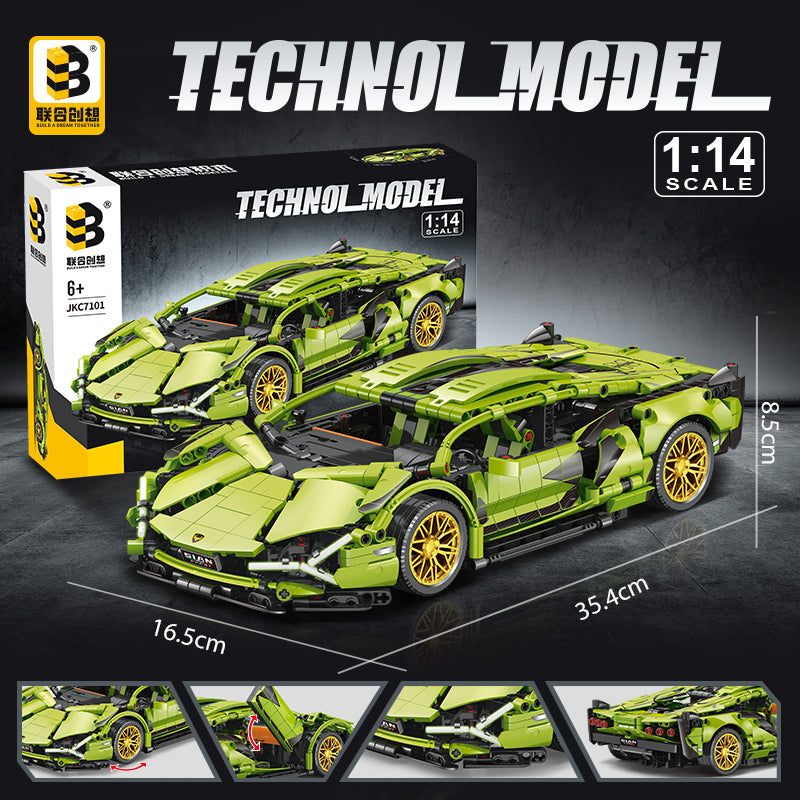 Technomodel Lamborghini groen