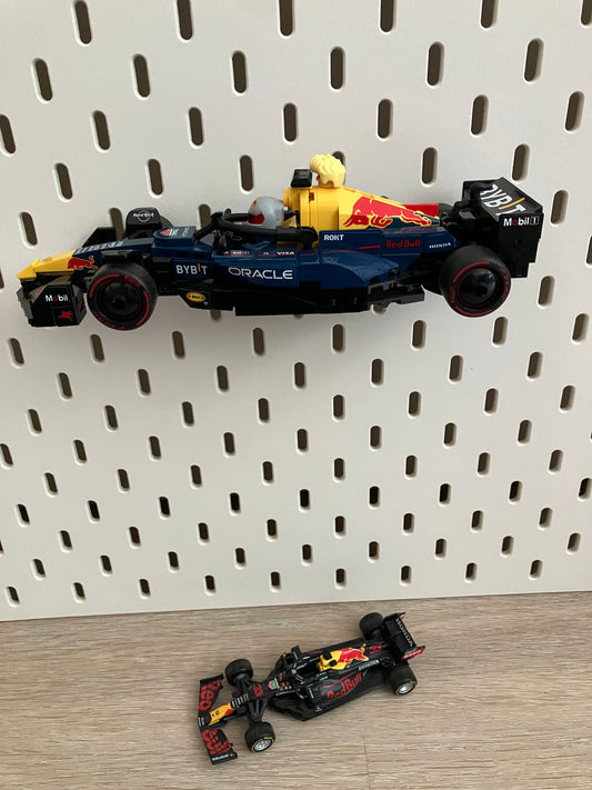 6x2 montageblokjes horizontaal - Passend op IKEA Skadis - Passend op LEGO