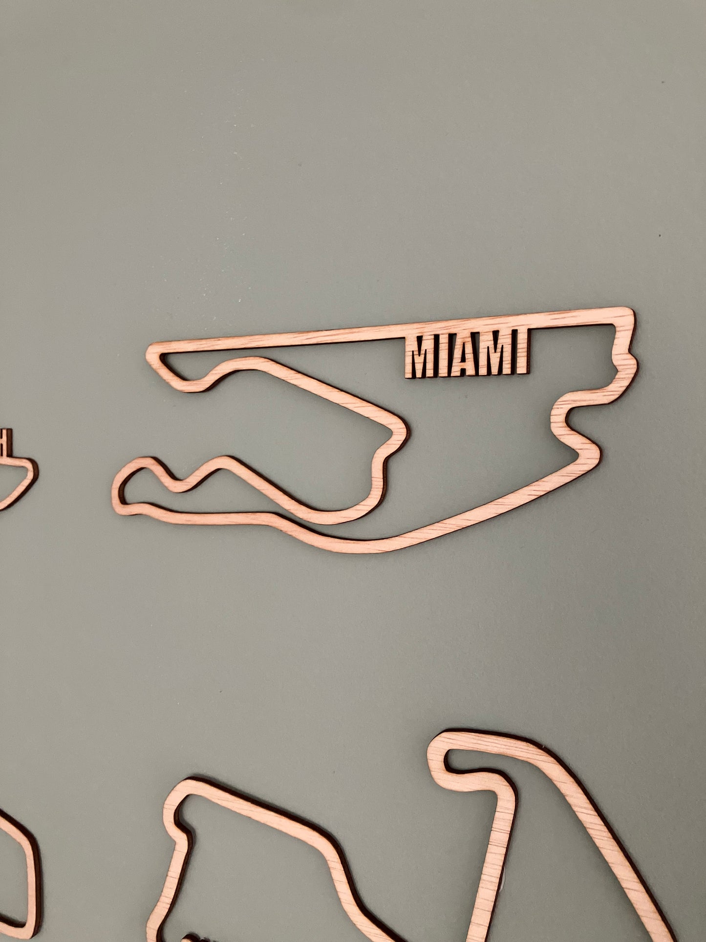 F1 circuit met naam - losse circuits