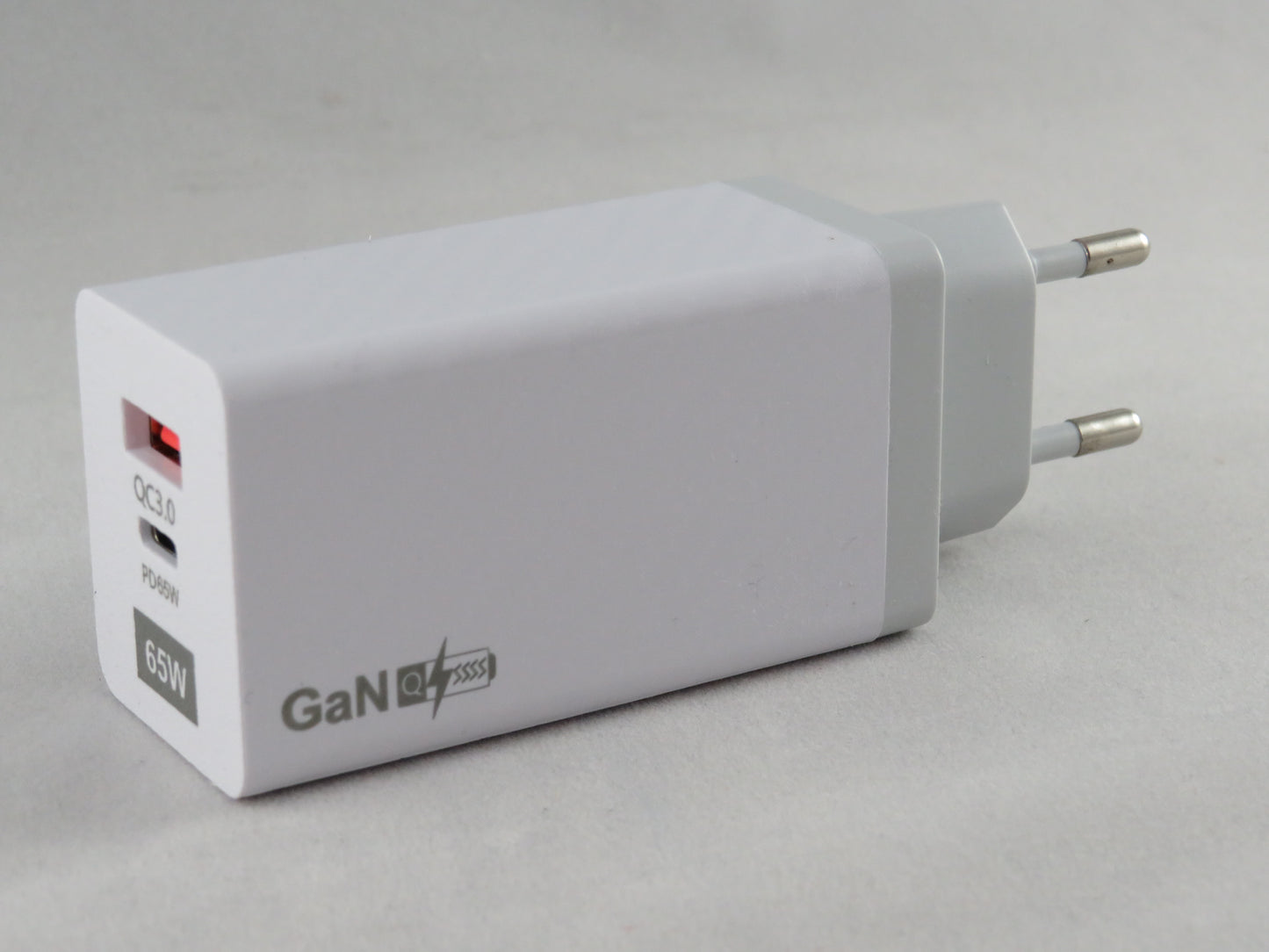 GaN 65W snellader USB en USB-C