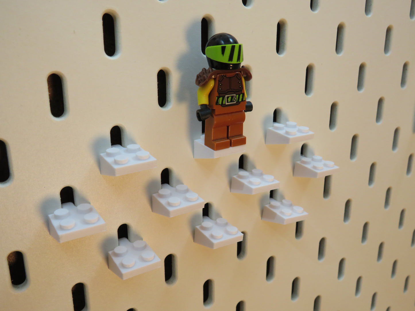 2x2 montageblokjes - Passend op IKEA Skadis - Passend op LEGO
