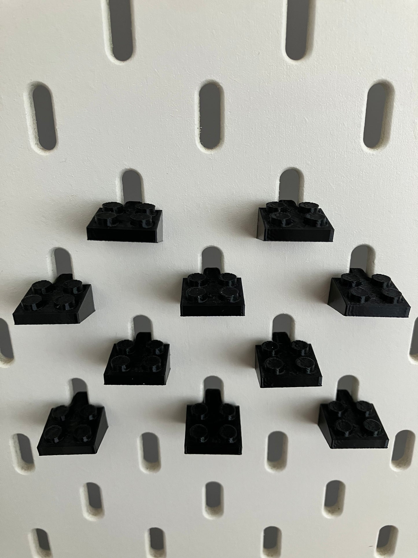 2x2 montageblokjes - Passend op IKEA Skadis - Passend op LEGO