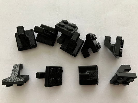 2x2 montageblokjes verticaal - Passend op IKEA Skadis - Passend op LEGO