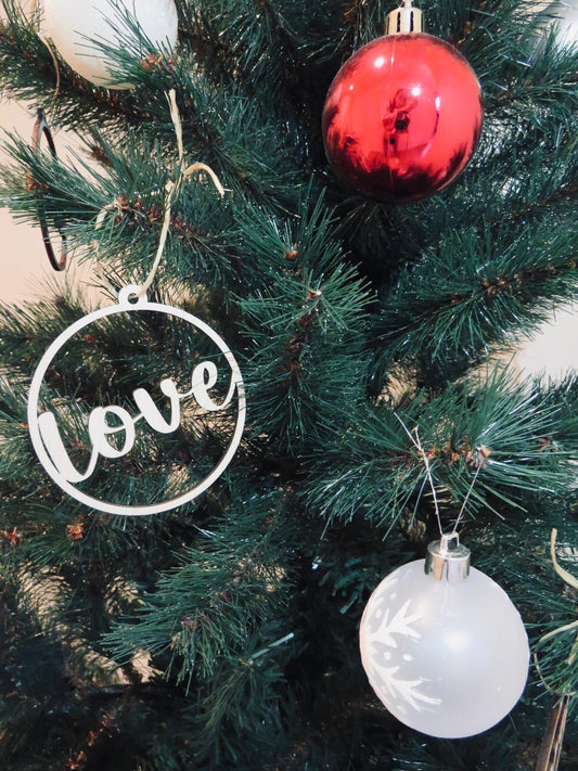 Kerstbal LOVE