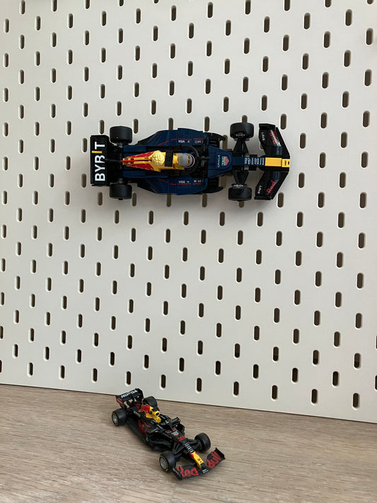 6x2 montageblokjes verticaal - Passend op IKEA Skadis - Passend op LEGO