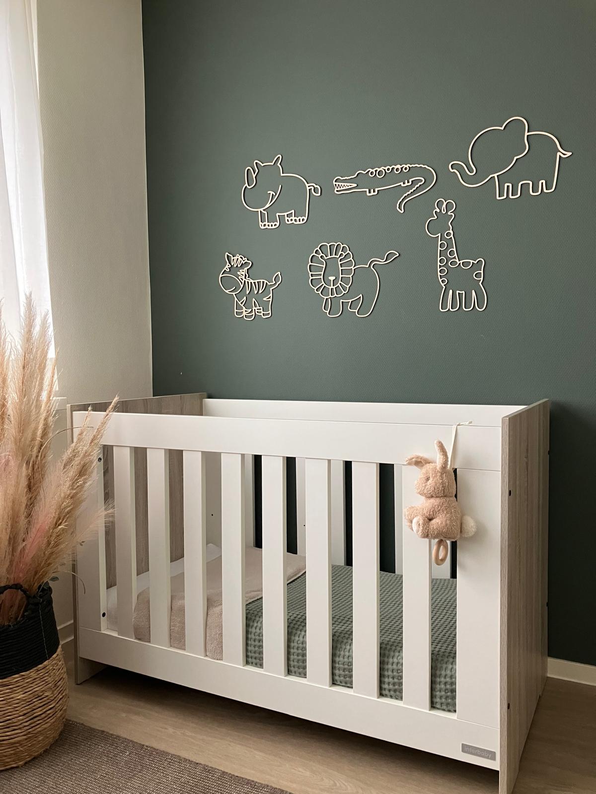 Wooden safari animals