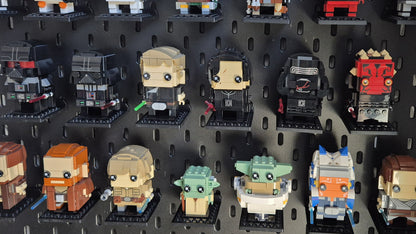 Plateau voor Brickheadz - 5 stuks - Passend op IKEA Skadis - Passend op LEGO Brickheadz