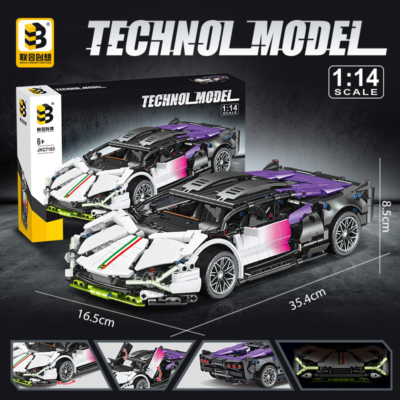 Technomodel Lamborghini paars