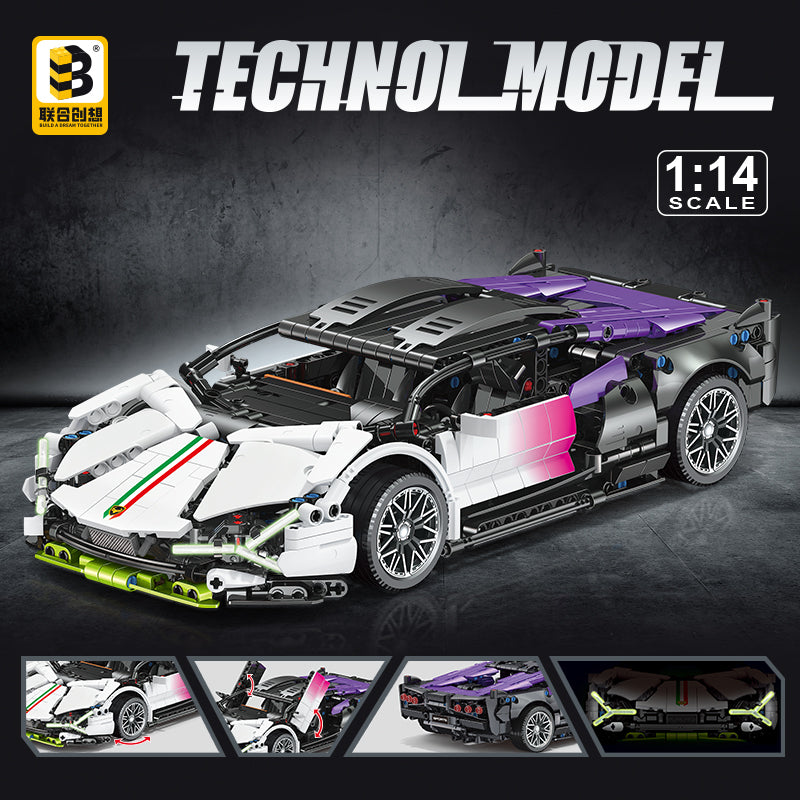 Technomodel Lamborghini paars