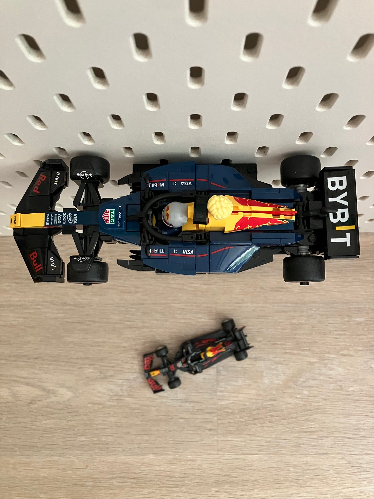 6x2 montageblokjes horizontaal - Passend op IKEA Skadis - Passend op LEGO