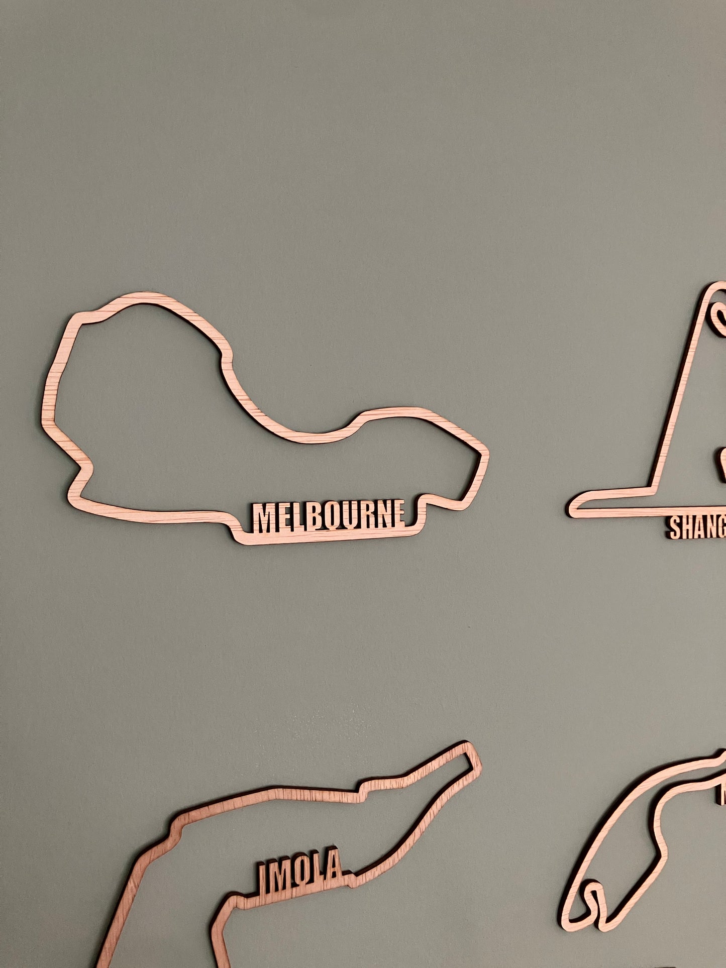 F1 circuit met naam - losse circuits
