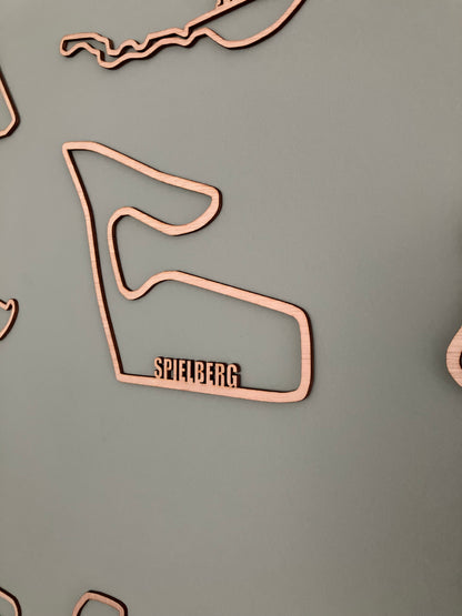 F1 circuit met naam - losse circuits