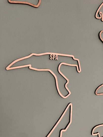 F1 circuit met naam - losse circuits