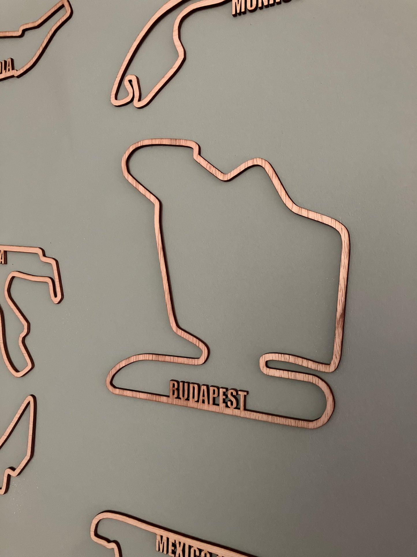 F1 circuit met naam - losse circuits