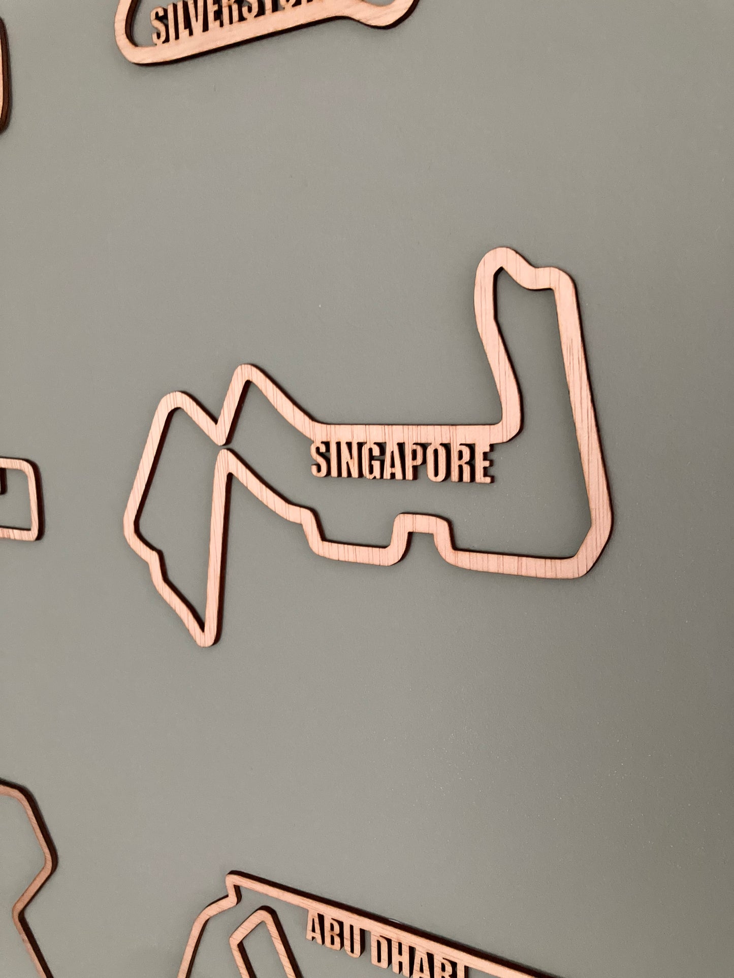 F1 circuit met naam - losse circuits