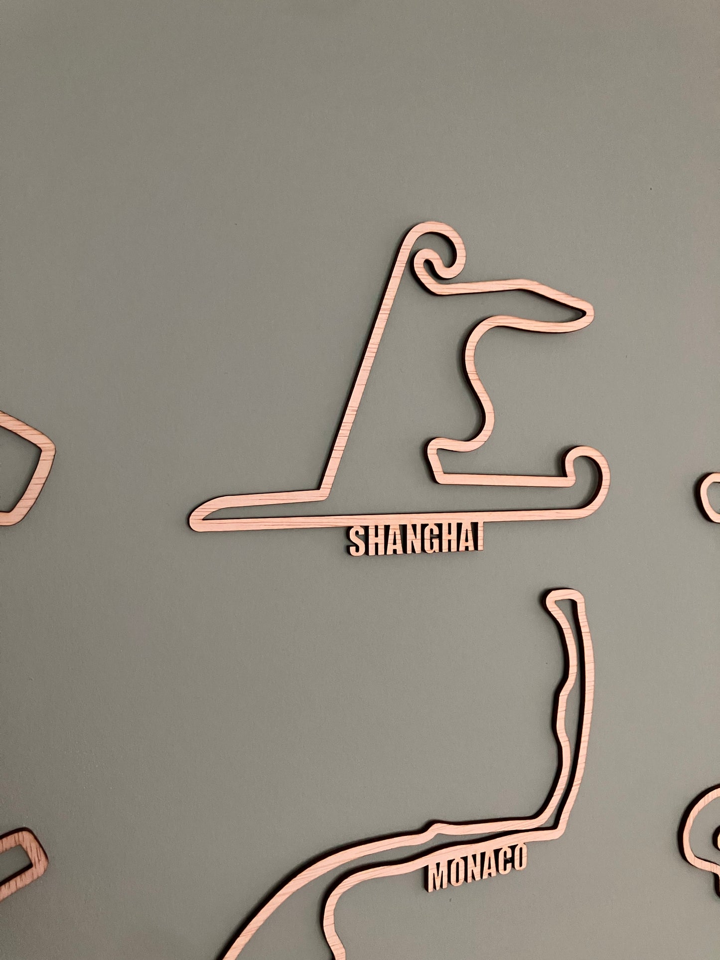 F1 circuit met naam - losse circuits