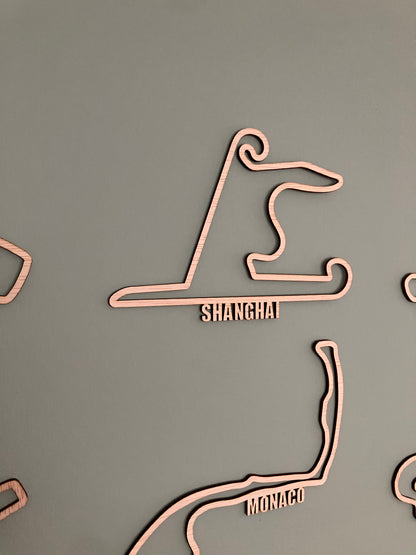 F1 circuit met naam - losse circuits