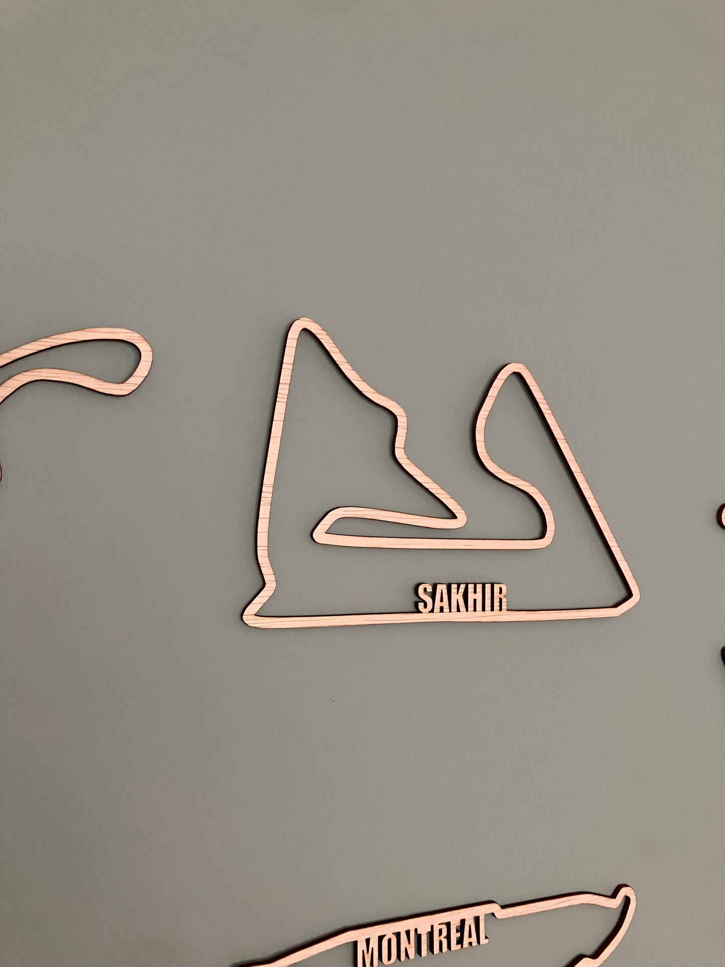 F1 circuit met naam - losse circuits