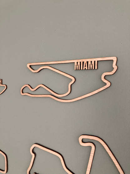 F1 circuit met naam - losse circuits