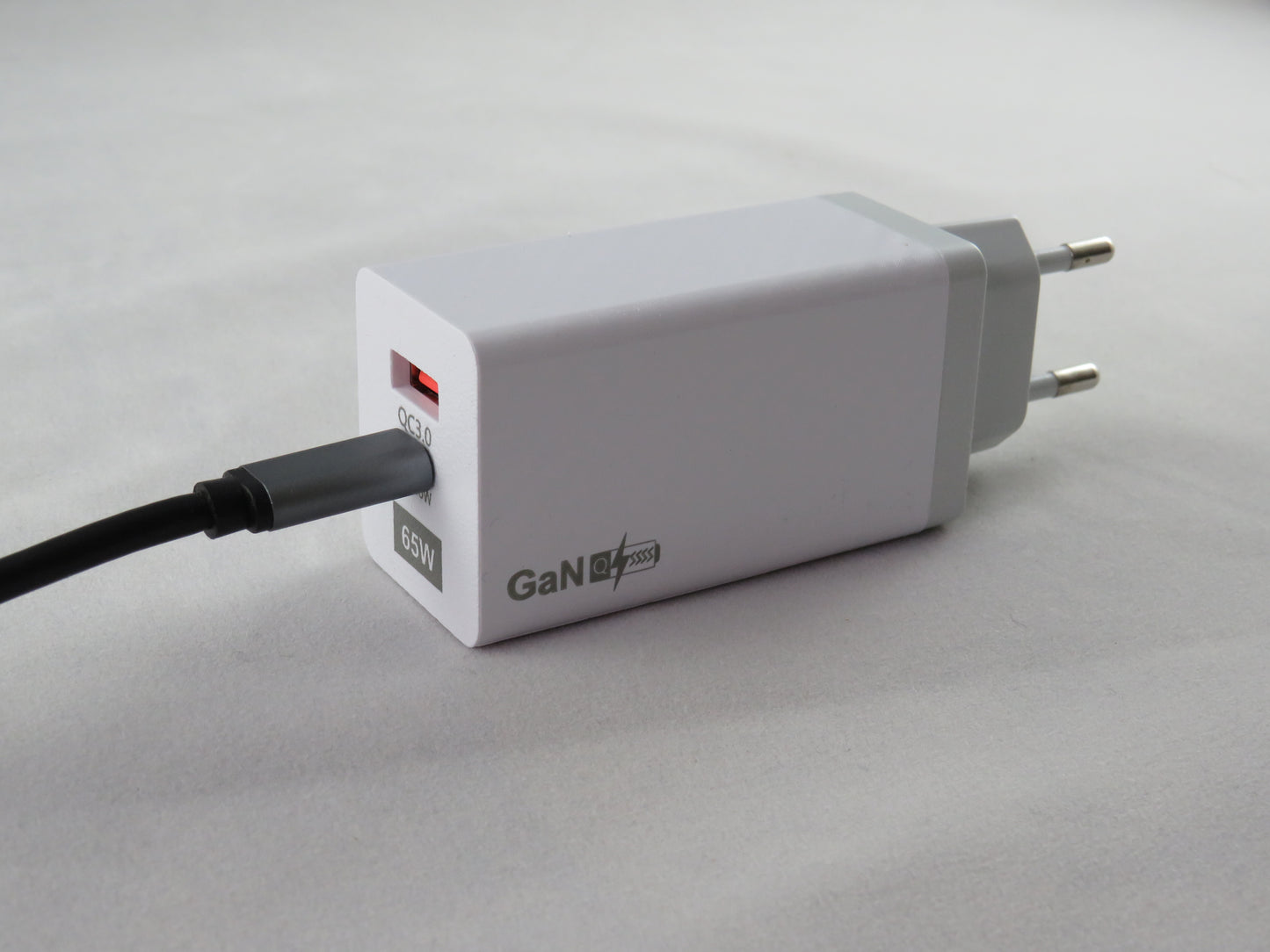 GaN 65W snellader USB en USB-C