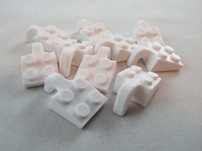 2x2 montageblokjes - Passend op IKEA Skadis - Passend op LEGO