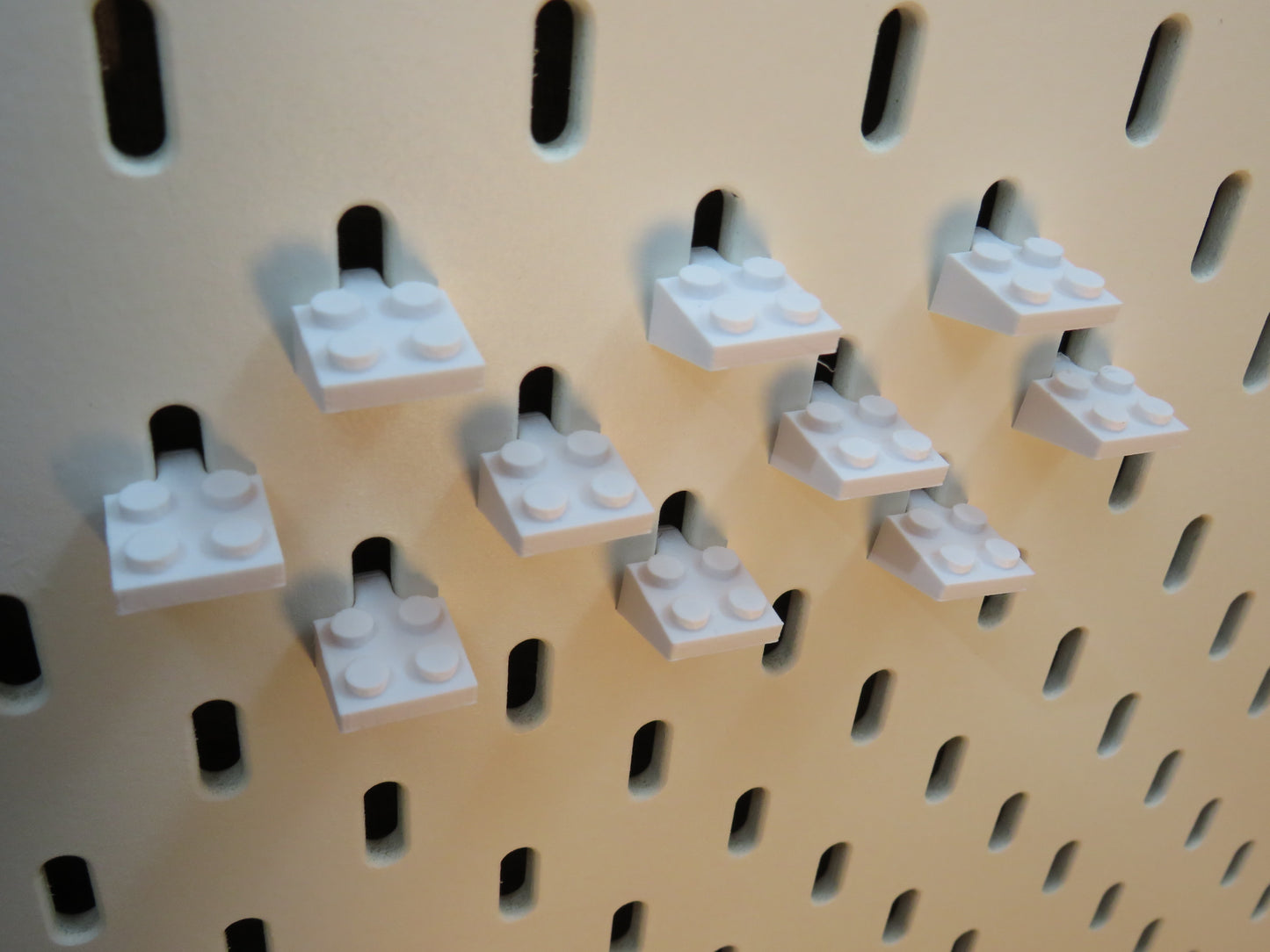 2x2 montageblokjes - Passend op IKEA Skadis - Passend op LEGO