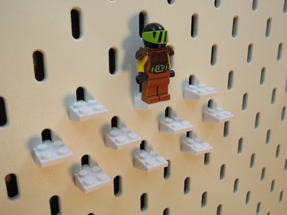 2x2 montageblokjes - Passend op IKEA Skadis - Passend op LEGO