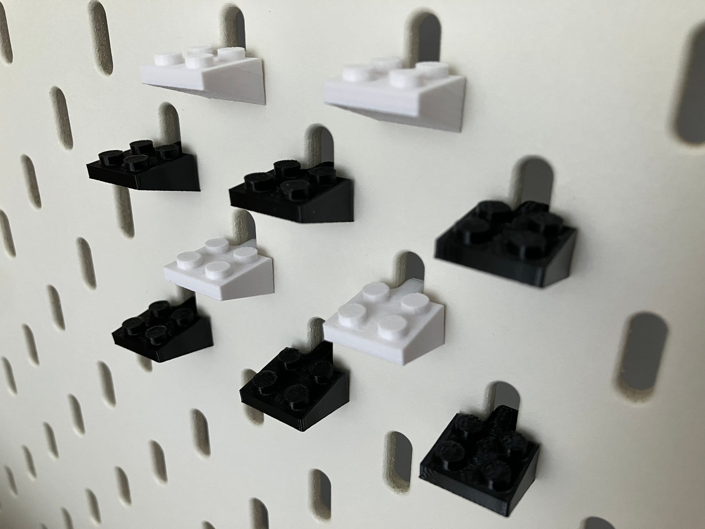 2x2 montageblokjes - Passend op IKEA Skadis - Passend op LEGO