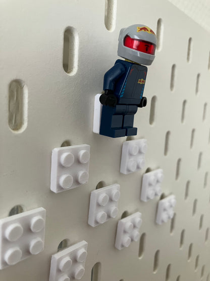 2x2 montageblokjes verticaal - Passend op IKEA Skadis - Passend op LEGO