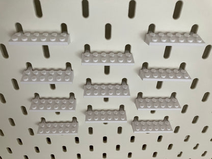 6x2 montageblokjes horizontaal - Passend op IKEA Skadis - Passend op LEGO
