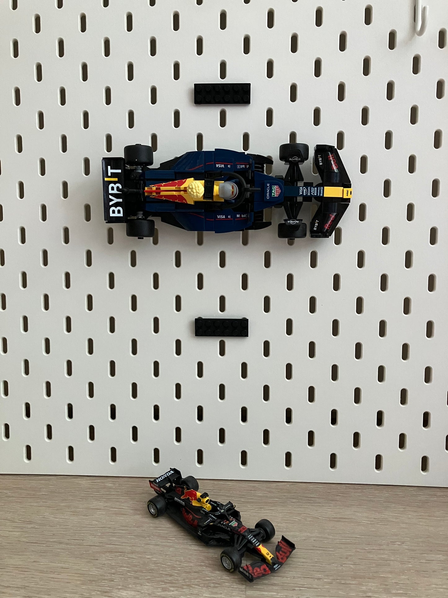 6x2 montageblokjes verticaal - Passend op IKEA Skadis - Passend op LEGO
